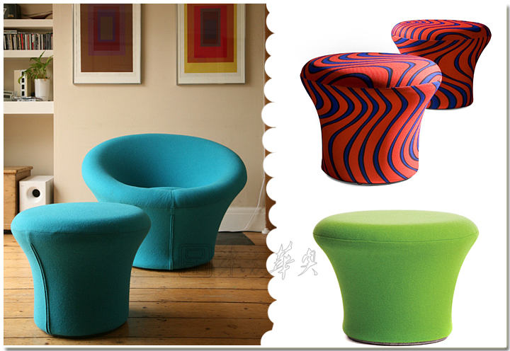 Modern Chair|Fabric Leisure Chair|Office Furniture|Mushroom chair|休闲椅,布面休闲椅,设计师椅